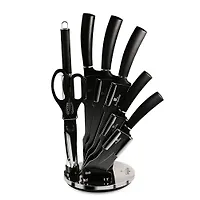Black Silver Collection Набор ножей на подставке 8 пр. арт.BH-2565