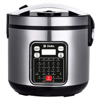 Мультиварка Delta DL-6528 черная 900Вт, 5л, 31 программа