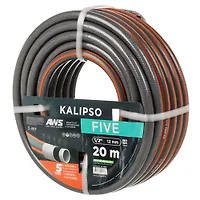 Шланг поливочный Kalipso Five 1/2 диам 12мм, армированный, 20м, 5 слоев ПВХ AGL261220 486057