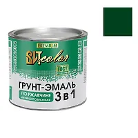 Грунт-эмаль по ржавчине 3 в 1 ВИТ color (темно-зеленая 1,8 кг "ЦАРИЦЫНСКИЕ КРАСКИ")