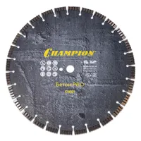 Диск алмазный CHAMPION бетон PRO 400/25,4/12 Concrete Crunch (железобетон, старый бетон) С1601