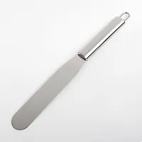 Лопатка-палетка с металлической ручкой, прямая, 27х3x1,8 см, рабочая часть 15 см (6") арт.2834530 г.