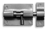 Шпингалет ШП-50 (коричневый металик) "ДОМАРТ"
