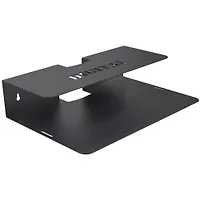 Полка "WALL SHELF-M (BAS WL-002)" черная (пакет)