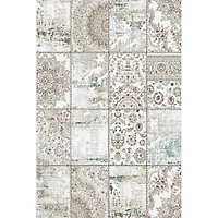 Ковер "EFSUN" 150*300 овал - Q713A CREAM/CREAM
