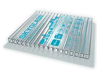 Сотовый поликарбонат 2,1м x 6м x 6мм б/цв SKYGLASS