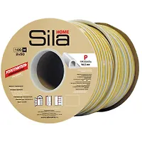 SILA Home P 100, уплотнитель самоклеящейся, коричневый 9*5.5 мм