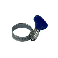 Хомут червячный с барашком нж.  d12*20