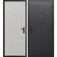 Дверь металлическая 060 Серебро 0500 Бел.дуб 970 R