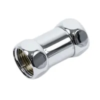 Соединитель "американка" прямой, для П/С 1/2"х1" гайка-гайка, латунь, хром RUA-95