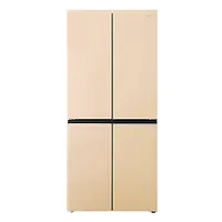 Холодильник Centek CT-1744 NF Beige Glass total NF <415л (148л/267л)> 