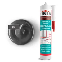 Герметик силиконовый UNIS N-80 универсальный графит С14 300мл