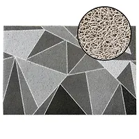 Коврик придверный ПВХ HOME MAT 40*60 см Лапша Геометрия 1/10