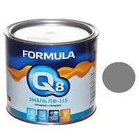 Эмаль ПФ-115 (серая 1,9кг) Formula Q8