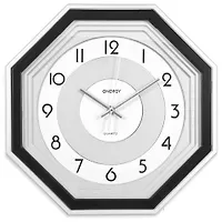 Часы настенные кварцевые ENERGY модель EC-12 восьмиугольные (009312)