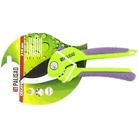 Секатор с наковальней, 210 мм, шестеренный привод, двухкомпонентные рукоятки// Palisad арт.60531