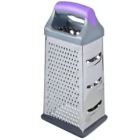 VETTA Терка 4-х сторонняя 22см, нерж.сталь, 4 цвета ручки (885-106)