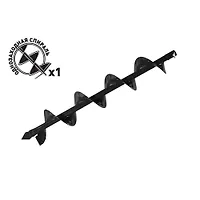 Шнек для грунта d пос=20мм, D=125мм (CARVER AG-52)