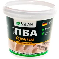 Клей ПВА СТРОИТЕЛЬ Ultima ведро 0,9 кг