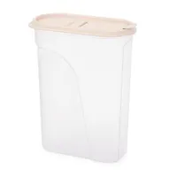 Емкость для сыпучих продуктов 2,4л (с клапаном) (бежевый) (уп.10) М8604 г.Октябрьский
