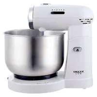 Миксер DELTA LUX DL-5074C белый, 600Вт., чаша 3,5л из нерж.стали, 5 скоростей, 4 насадки