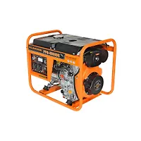 Генератор CARVER PPG - 5000DE дизель (LT-178F, 3,3/3,6кВт, 220В, бак12.5л, э/старт, медь)