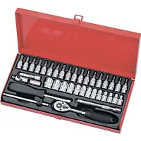 Набор слесарно-монтажный, с квадратом 1/4"  38 предмет MATRIX MASTER 13522