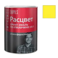 Грунт-эмаль по ржавчине алкидная 0,9 кг. "РАСЦВЕТ" желтая (5410)