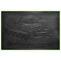 Коврик резиновый "Танк" (400х600 мм) черный тип. КА 67-1 РТИ