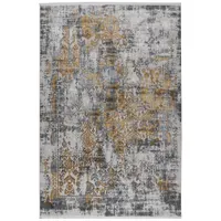Ковер ПРИЗМАТИК 160*230 прям 03447B GREY-GOLD