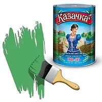 Эмаль ПФ-115 ярко-зеленая  1,9 кг. "КАЗАЧКА"