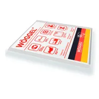 Монолитный поликарбонат Woggel 4мм (Б/цв) (2,05 х 3,05 м)