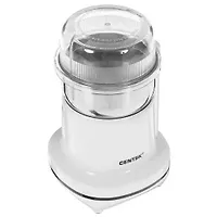 Кофемолка Centek CT-1365 White,250Вт,165мл,безопасная блокировка,стальная чаша,прозрачная крышка