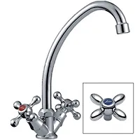 Смеситель для кухни двухручковый Ledeme L4027