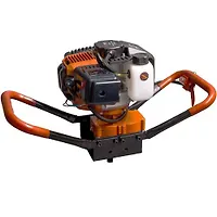 Мотобур P51210 (2-х тактный,1,8кВт. об/двиг 52 см.8000об/мин,топ бак 1,2 л.,7,5 кг.)