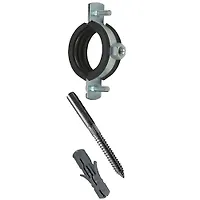 Хомут ст оц рез/пр М8 (38-44)мм (1 1/4") 2мм в/к .
