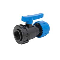 Кран шаровой компрессионный ВР разъемный d 25 х 1/2" ТПК-АКВА