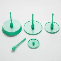 BE-0386 Набор кондитерских гвоздей 4шт. 6.8/6.3/5/3.8cm, высота 6cm пластик.(50)