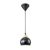 ESCADA Подвесной светильник Escada 10178/1S E27*40W Black/Wood