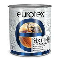 "EUROTEX" (лак яхтный) полуматовый 2л. (80224)