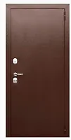 ДВЕРЬ МЕТАЛЛИЧЕСКАЯ СПАРТА МЕТ/МЕТ 2050х960R т.м.1.2мм RAL 8017 (замок Гардиан)