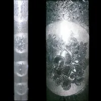 211 Клеенка столовая "MEGA GOLD CRYSTAL" двухсторонняя 137см*20м