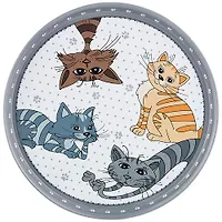 Поднос сервировочный agness "Озорные коты" 33*2,1 см (-, ) 898-020