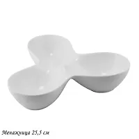 Менажница 25,5см BIANCO в под.уп.(х8)Фарфор арт.118-052