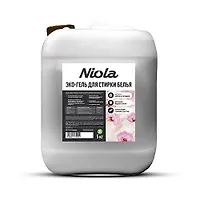 Экогель для стирки Niola (черный) Шелк и орхидея 5 кг