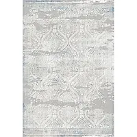 Ковер "KUMSAL" 150*300 овал - Q822A GRAY/BLUE