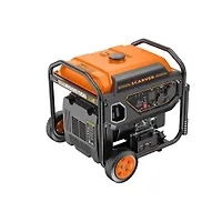 Генератор Carver PPG-9500IR инверторный (7,5/8 кВт, 220 В, 16А+32А, USB, ATS-порт, дисплей, колёса, электростартер)