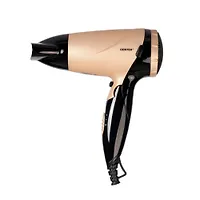Фен Centek CT-2209 BLG (черный/золотой перламутр) 1600Вт, складная ручка, концентратор