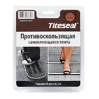 Лента ПРОТИВОСКОЛЬЗЯЩАЯ Titeseal (ЧЕРНАЯ) 25мм* 6,1 м. 038603