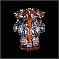 Деревянный бар 12пр.арт.1501-ГЗ (Винтаж) Гравировка,отводка золотом